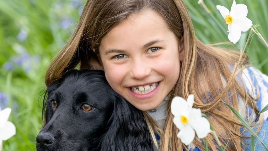 Prinzessin Charlotte mit Hündin Orla