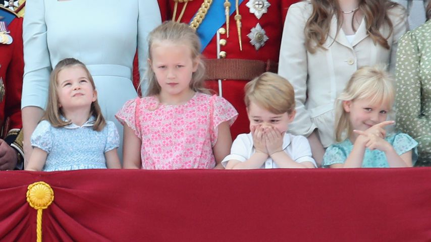 Prinzessin Charlotte, Savannah Phillips, Prinz George und Isla Phillips