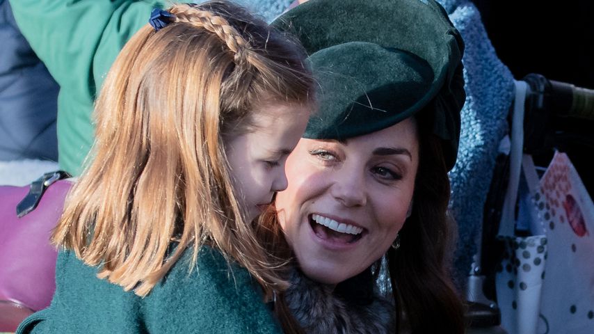 Prinzessin Charlotte und Herzogin Kate in Sandringham, Dezember 2019