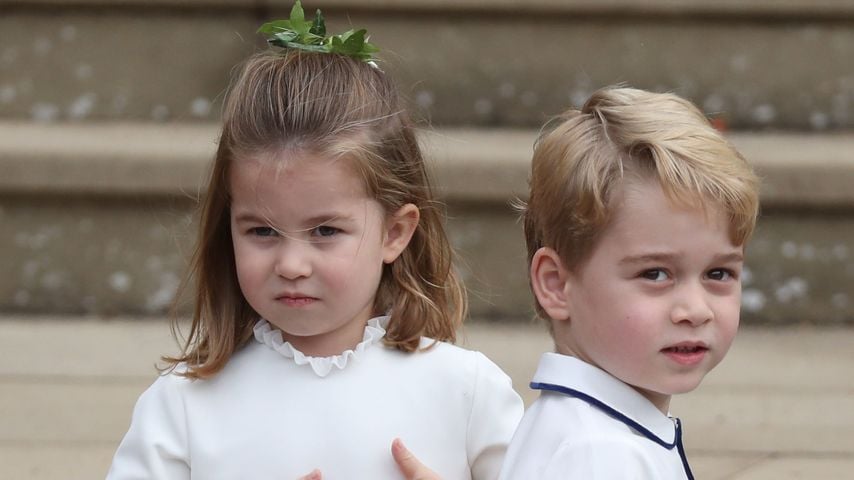 Prinzessin Charlotte und Prinz George im Oktober 2018