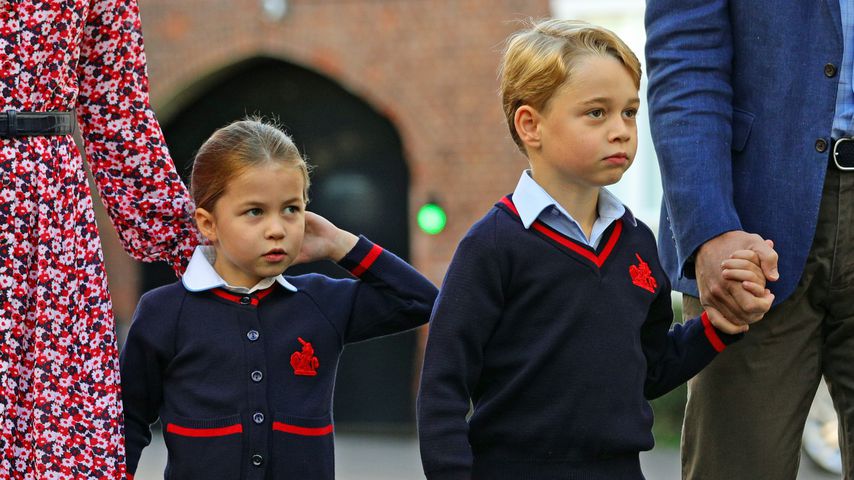 Prinzessin Charlotte und Prinz George in London, 2019