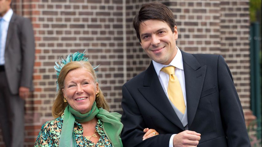 Prinzessin Christina der Niederlande und ihr Sohn Bernardo