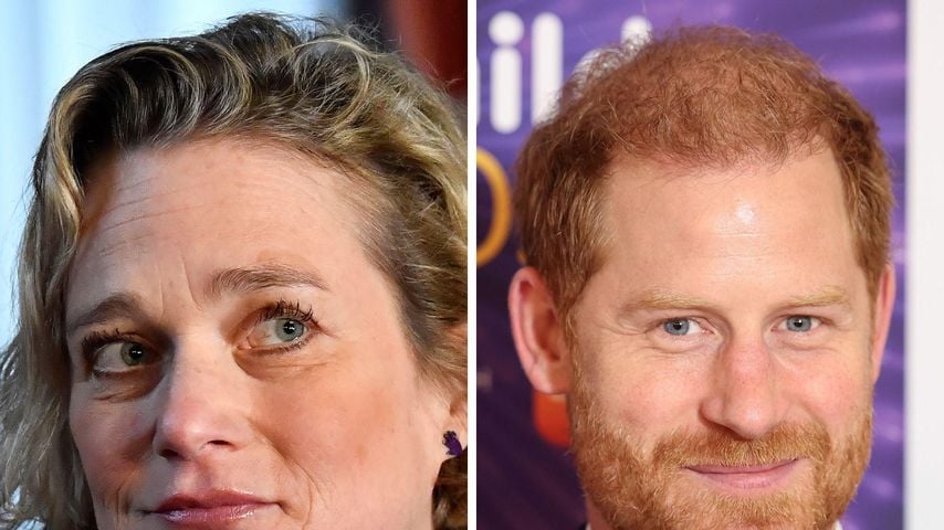 Belgiens Prinzessin Delphine stärkt Prinz Harry den Rücken