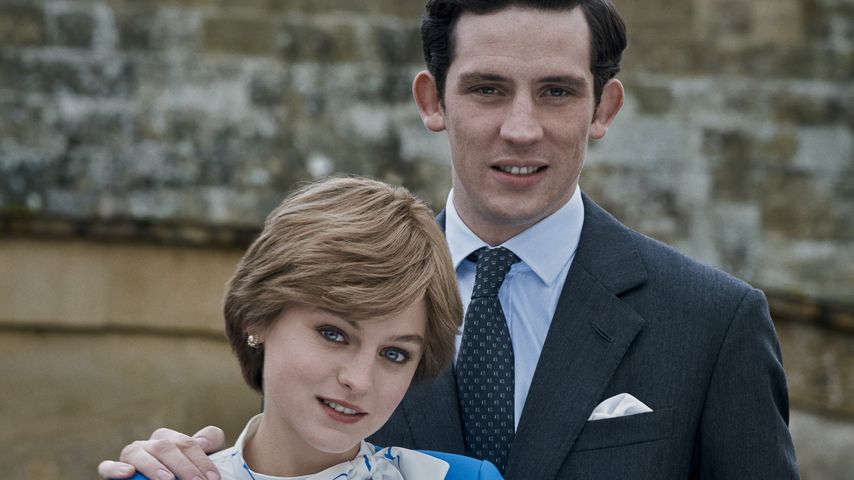 Prinzessin Diana (Emma Corrin) und Prinz Charles (Josh O'Connor) in "The Crown"