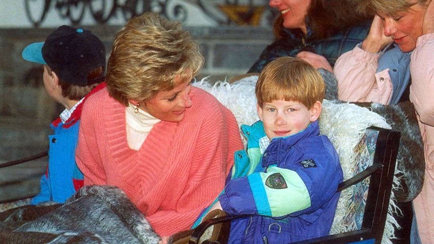Prinzessin Diana und Prinz Harry