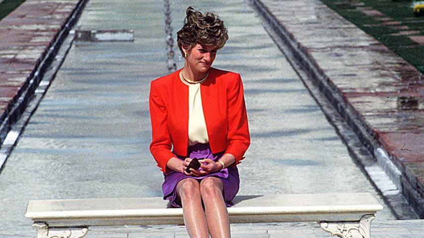 Prinzessin Diana beim Taj Mahal, 1992