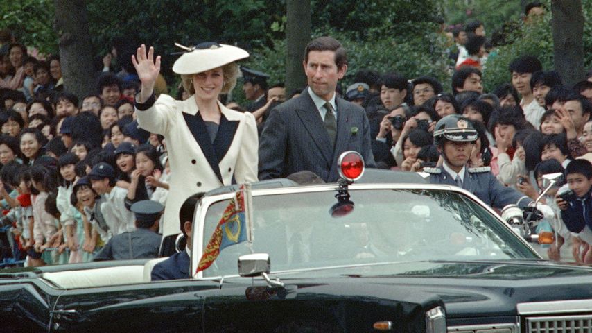 Prinzessin Diana und ihr Mann Prinz Charles, Mai 1986