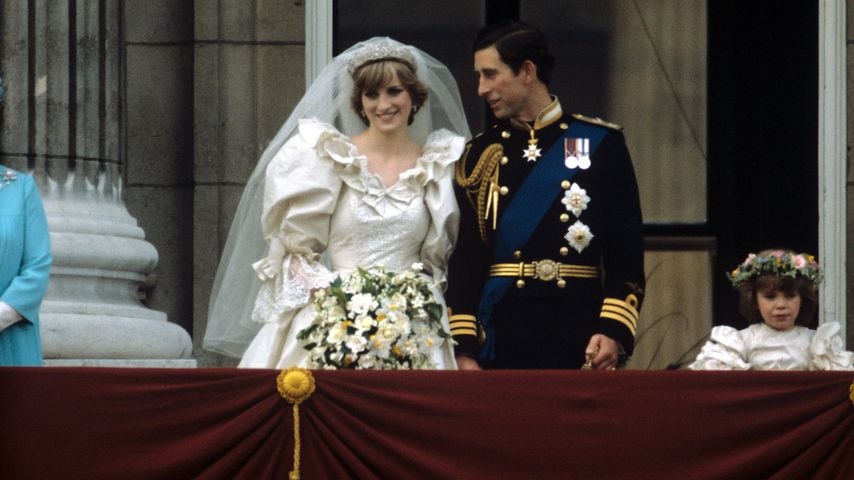 Prinzessin Diana und Prinz Charles bei ihrer Hochzeit 1981