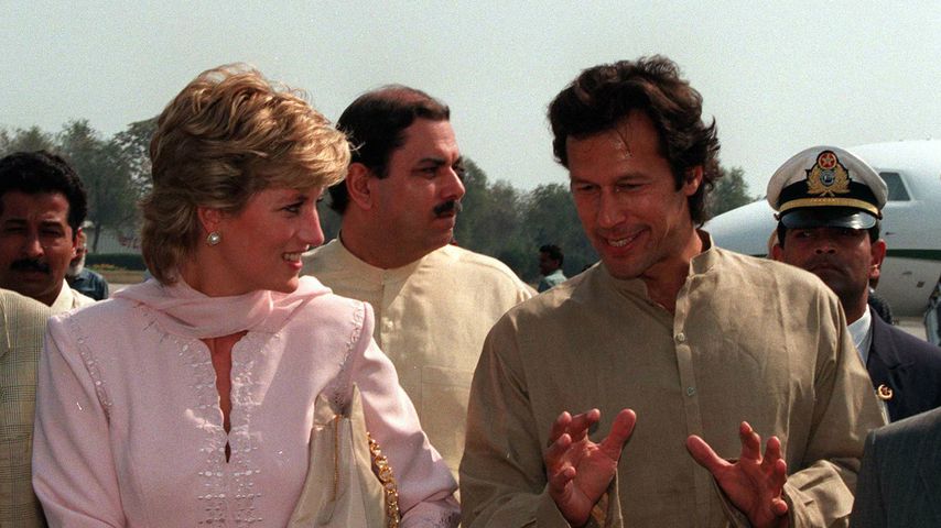 Prinzessin Diana und Imran Khan in Lahore