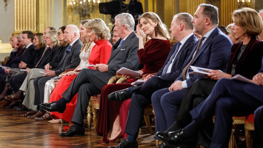 Prinzessin Eleonore, Königin Mathilde, König Philippe und Prinzessin Elisabeth