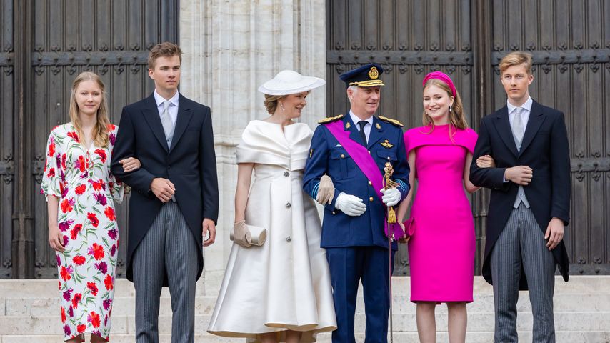 Prinzessin Elisabeth mit ihrer Familie im Juli 2024