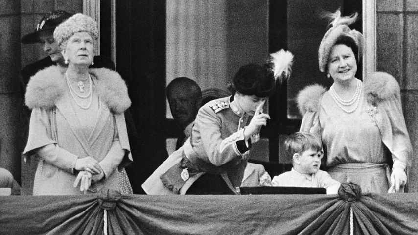 Prinzessin Elizabeth und Prinz Charles im Juni 1951