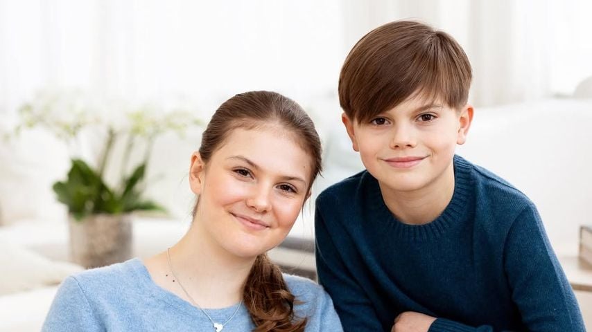 Prinzessin Estelle und Prinz Oscar an ihrem 14. Geburtstag