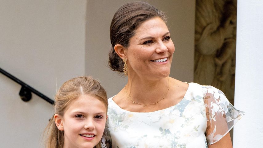 Prinzessin Estelle und Prinzessin Victoria von Schweden im Juli 2022
