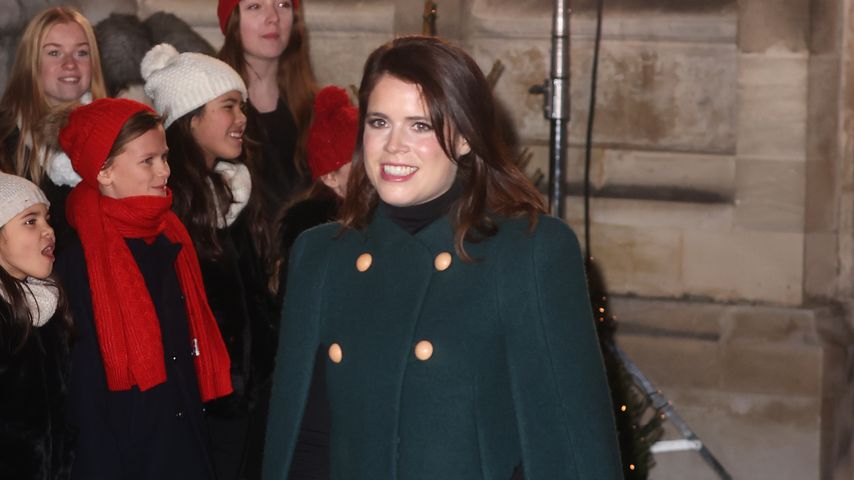 Prinzessin Eugenie beim Weihnachtsgottesdienst in der Westminster Abbey, 2021