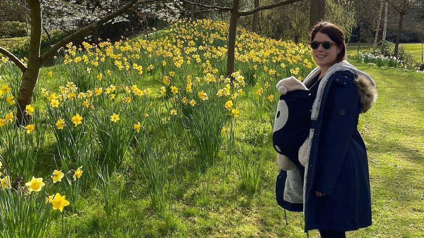 Prinzessin Eugenie mit ihrem Sohn August