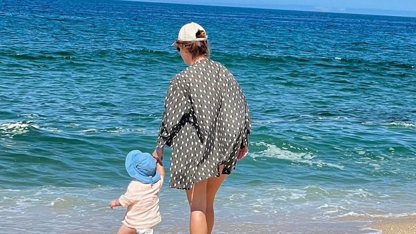 Prinzessin Eugenie mit ihrem Sohn Ernest