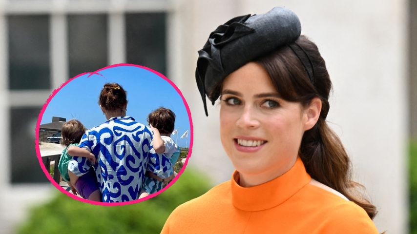 Prinzessin Eugenie teilt seltenes Foto mit ihren zwei Söhnen