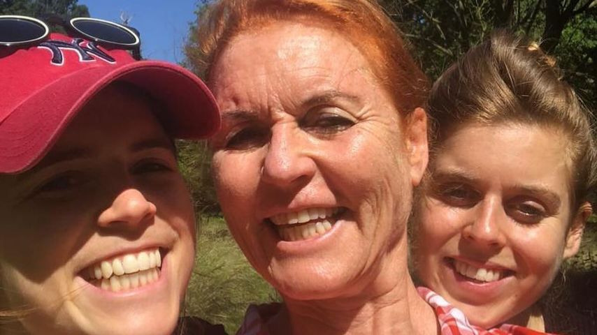 Prinzessin Eugenie, Sarah Ferguson und Prinzessin Beatrice
