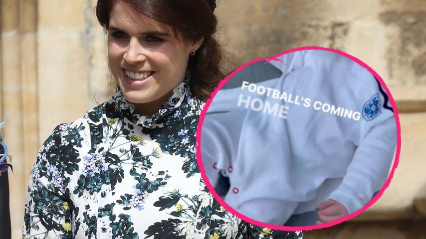 Trikot-Strampler: Prinzessin Eugenies Sohn schon Fußballfan