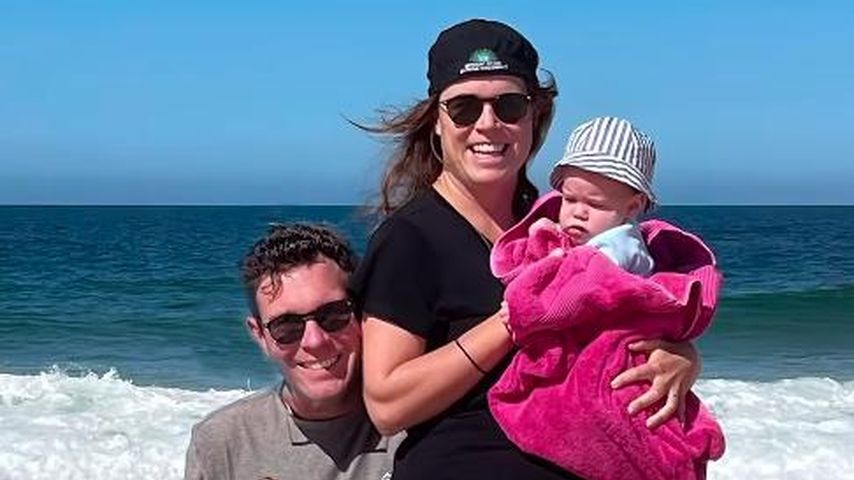 Prinzessin Eugenie und Jack Brooksbank mit ihren Söhnen