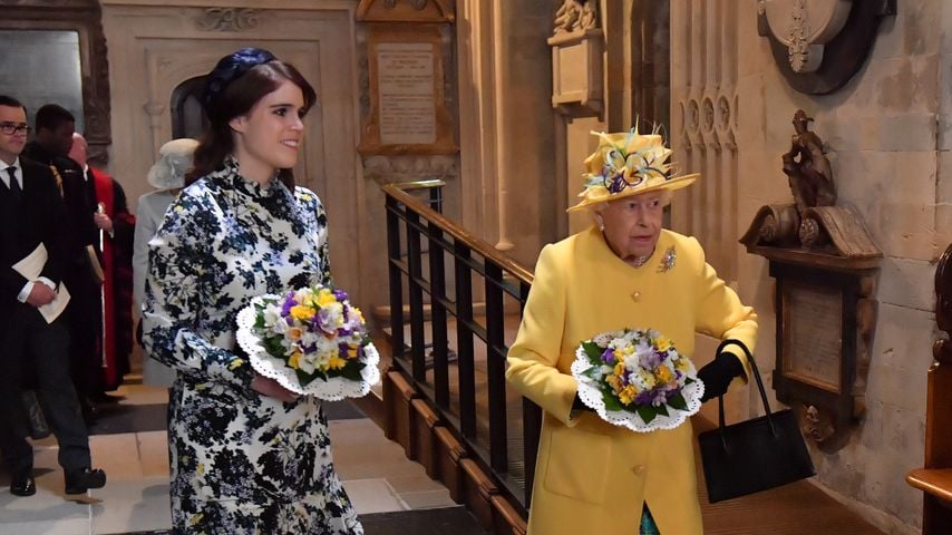 Prinzessin Eugenie und Queen Elizabeth II. im April 2019