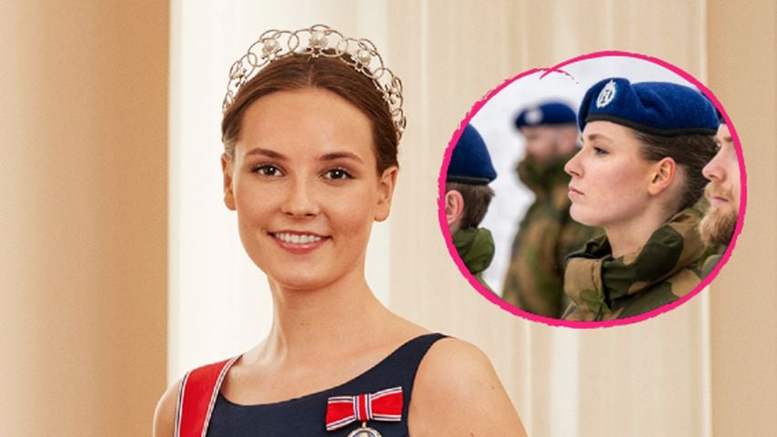 So stolz salutiert Prinzessin Ingrid Alexandra als Soldatin