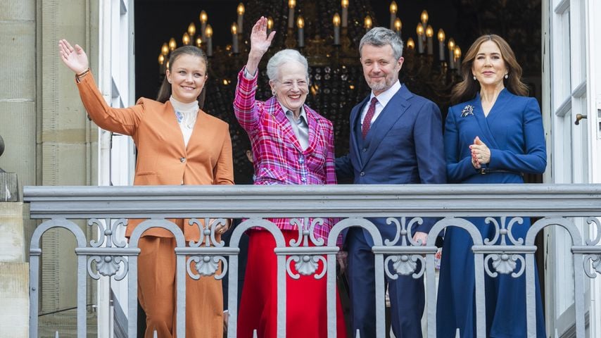 Die dänischen Royals: Prinzessin Isabella, Königin Margrethe, König Frederik und Königin Mary