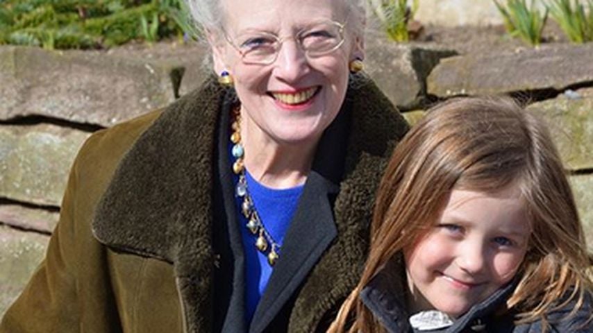 Königin Margrethe mit ihrer Enkelin Prinzessin Isabella