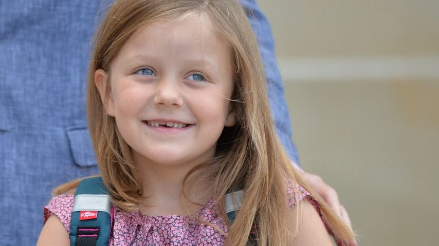 Prinzessin Isabella startet in ihren ersten Schultag an der Tranegård-Schule in Kopenhagen