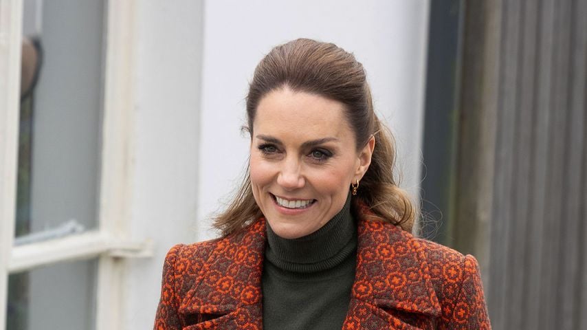 Prinzessin Kate besucht die Wollmühle Melin Tregwynt in Castlemorris