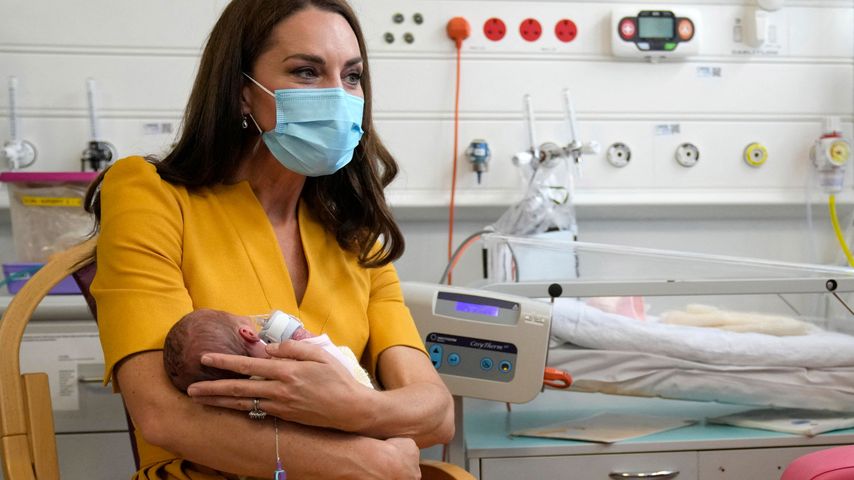 Prinzessin Kate auf der Entbindungsstation des Royal Surrey County Hospitals, 2022