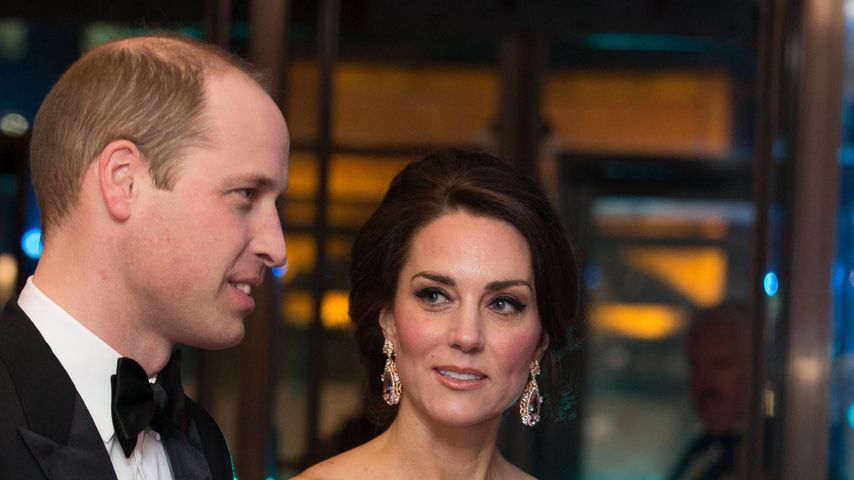 Prinz William und Prinzessin Kate mit dem Armband der Queen, British Academy Film Awards 2017