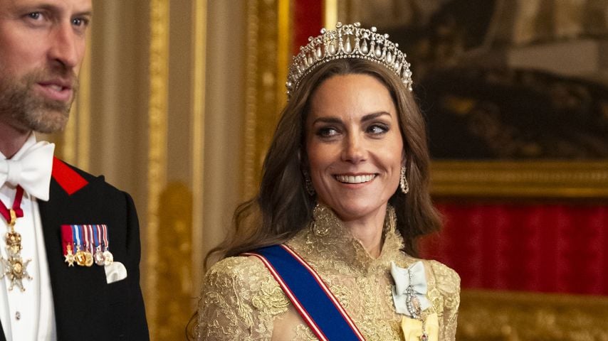 Großes Lob: Prinzessin Kate brillierte beim Staatsbankett