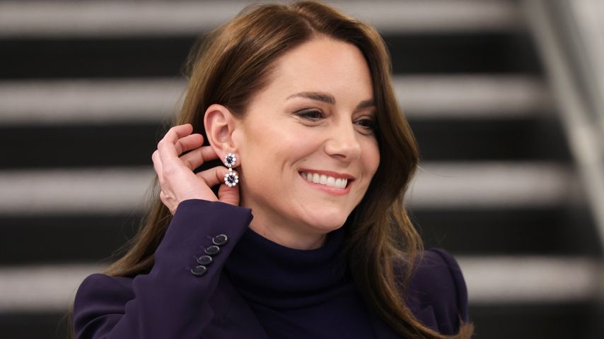 Funkelne Ohrringe: Prinzessin Kate zollt Diana erneut Tribut