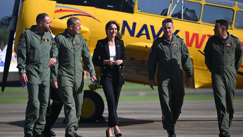 Prinzessin Kate bei ihrem Besuch der Royal Naval Air Station 2023