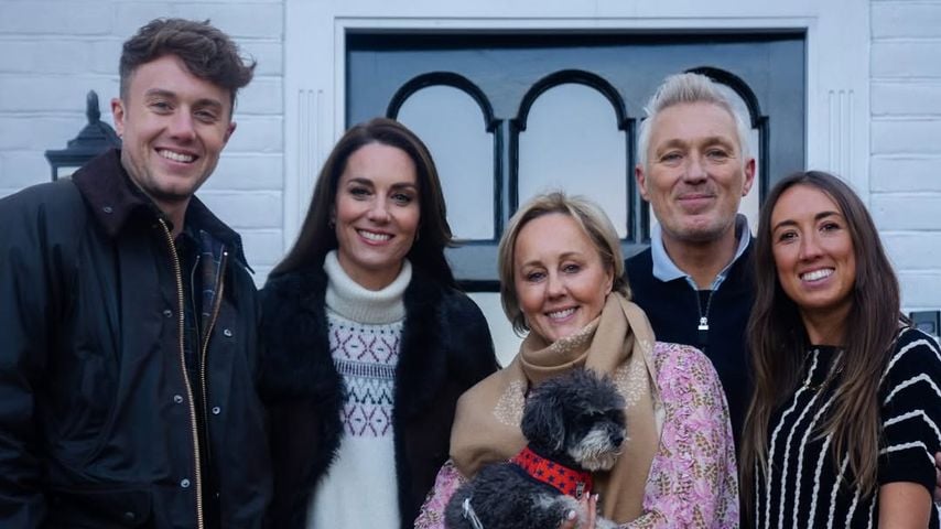 Prinzessin Kemp mit der Familie Kemp, März 2024