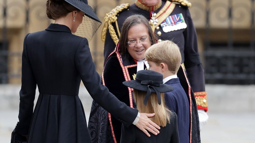 Prinzessin Kate mit ihren Kindern Charlotte und George, 2022