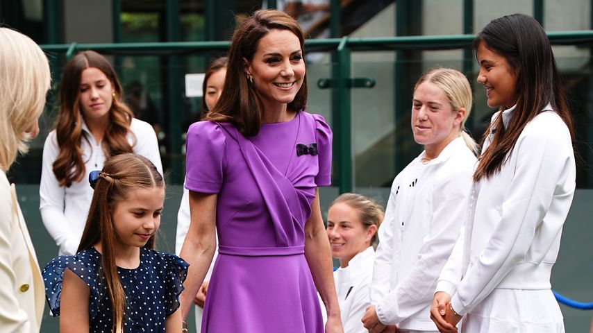 Prinzessin Kate mit ihrer Tochter Charlotte bei den Wimbledon Championships 2024