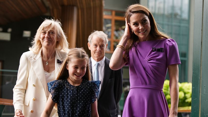 Prinzessin Kate mit ihrer Tochter Charlotte bei den Wimbledon Championships 2024