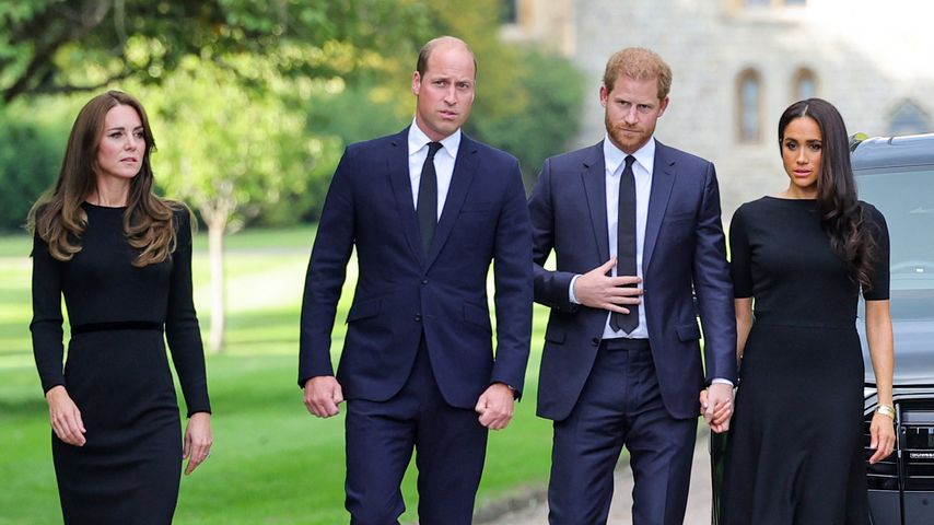 Prinzessin Kate, Prinz William, Prinz Harry und Herzogin Meghan, 2022