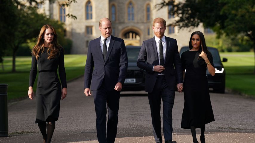 Prinzessin Kate, Prinz William, Prinz Harry und Herzogin Meghan