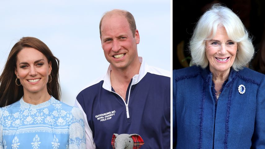 So herzlich gratulieren William und Kate Königin Camilla