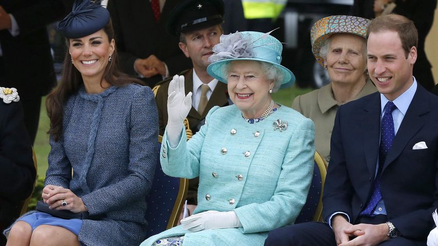 Prinzessin Kate, Queen Elizabeth II. und Prinz William