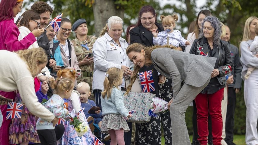 Prinzessin Kate mit ihren kleinen Fans