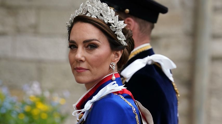 Prinzessin Kate am Tag der Krönung von König Charles