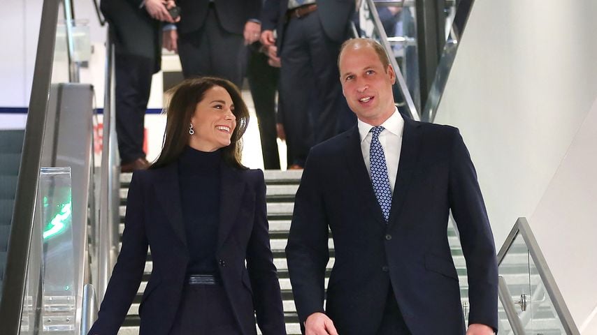 Prinzessin Kate mit Prinz William in Boston, November 2022