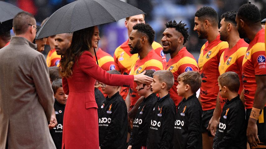 Prinzessin Kate bei einem Rugby-Spiel, 2022