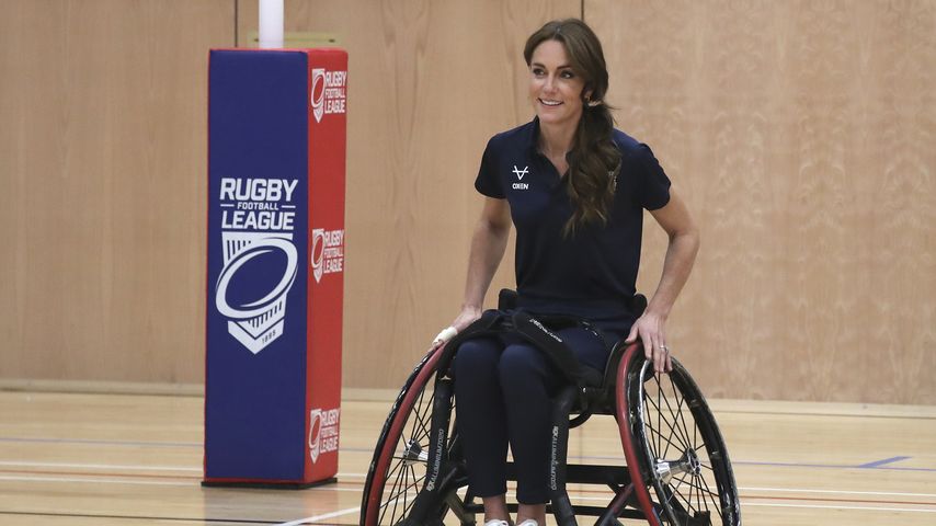 Sportlich: Prinzessin Kate macht bei Rollstuhl-Rugby mit!