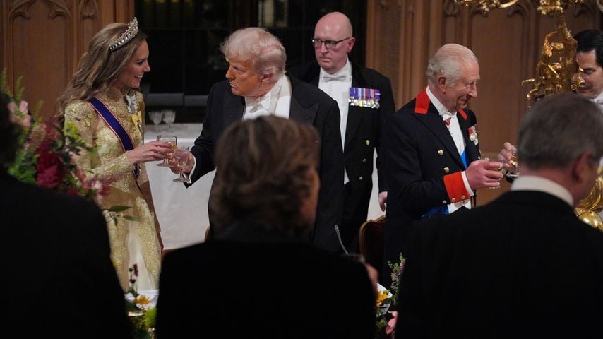 Prinzessin Kate und Donald Trump im September 2025